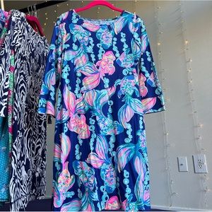 Lilly Pulitzer Marlowe T-Shirt Dress Going Coastal